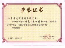 特变·森林花园1#楼省门徒娱乐工程优质结构杯奖